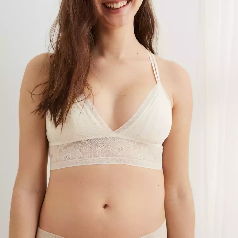 Sold; NWOT Aerie POP! Lace Padded Bralette - Picture 2 of 7